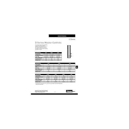 Racor Master Control W/Gm-1, D-5 D-5